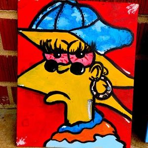 These are my first two paintings I ever did..